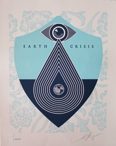 Earth Crisis Letterpress van Shepard Fairey, Afdruk te koop op Singulart