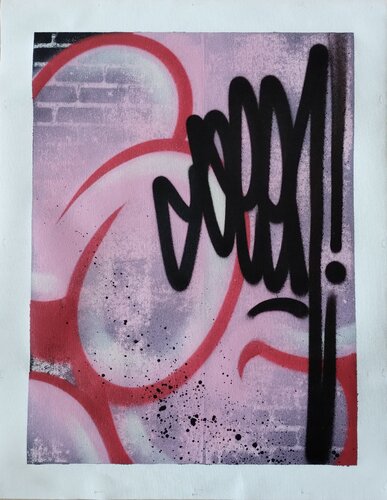Bubble Pink by SEEN, Painting for Sale on Singulart