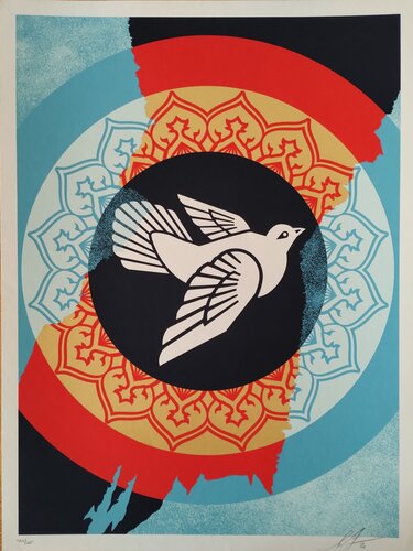 Peace Dove Holiday by Shepard Fairey, Print for Sale on Singulart