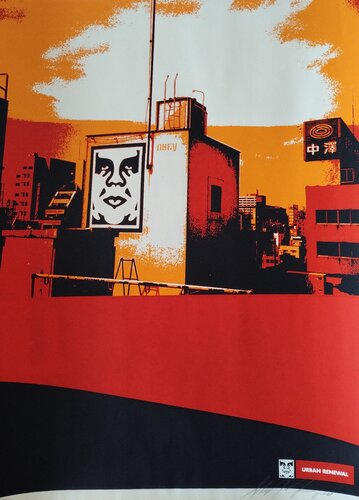 Osaka Roof van Shepard Fairey, Afdruk te koop op Singulart