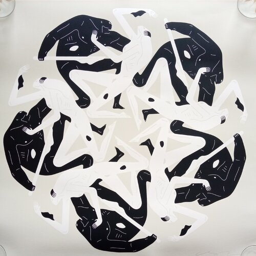 Flowers Of Evil The Kiss (Bone) von Cleon Peterson, Druck kaufen auf Singulart