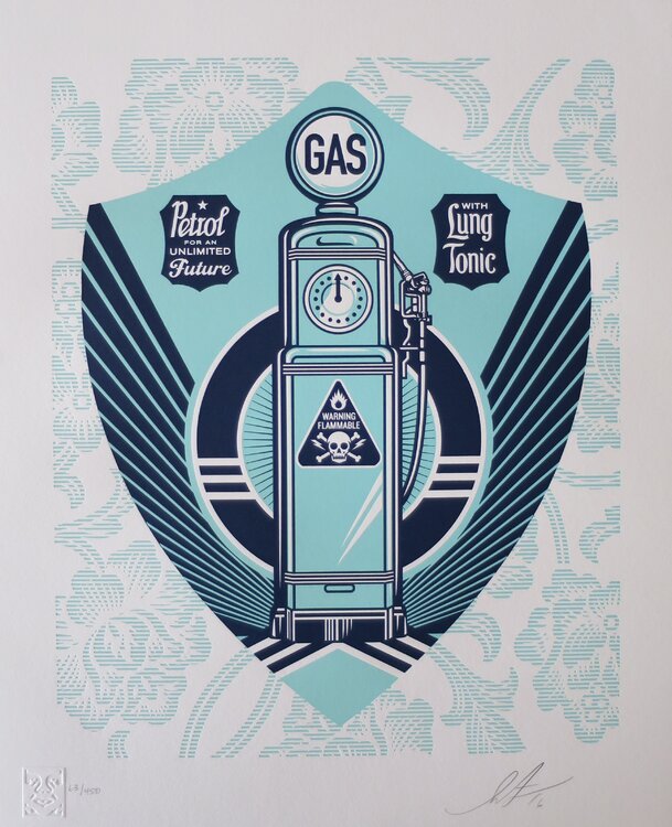Endless Power Letterpress Shepard Fairey