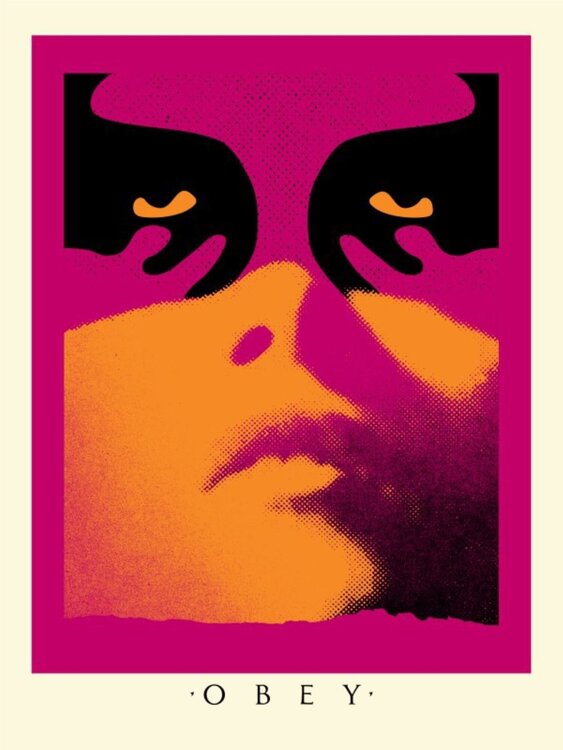Shadowplay (Orange) Shepard Fairey