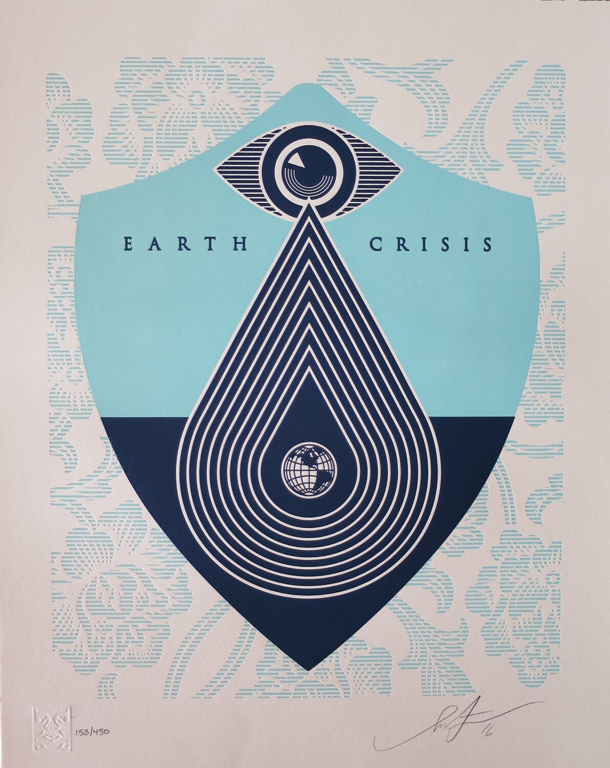 Earth Crisis Letterpress Shepard Fairey