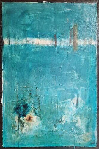 Reflection on the Water di Julia Analena Hollmann, Pittura in vendita su Singulart