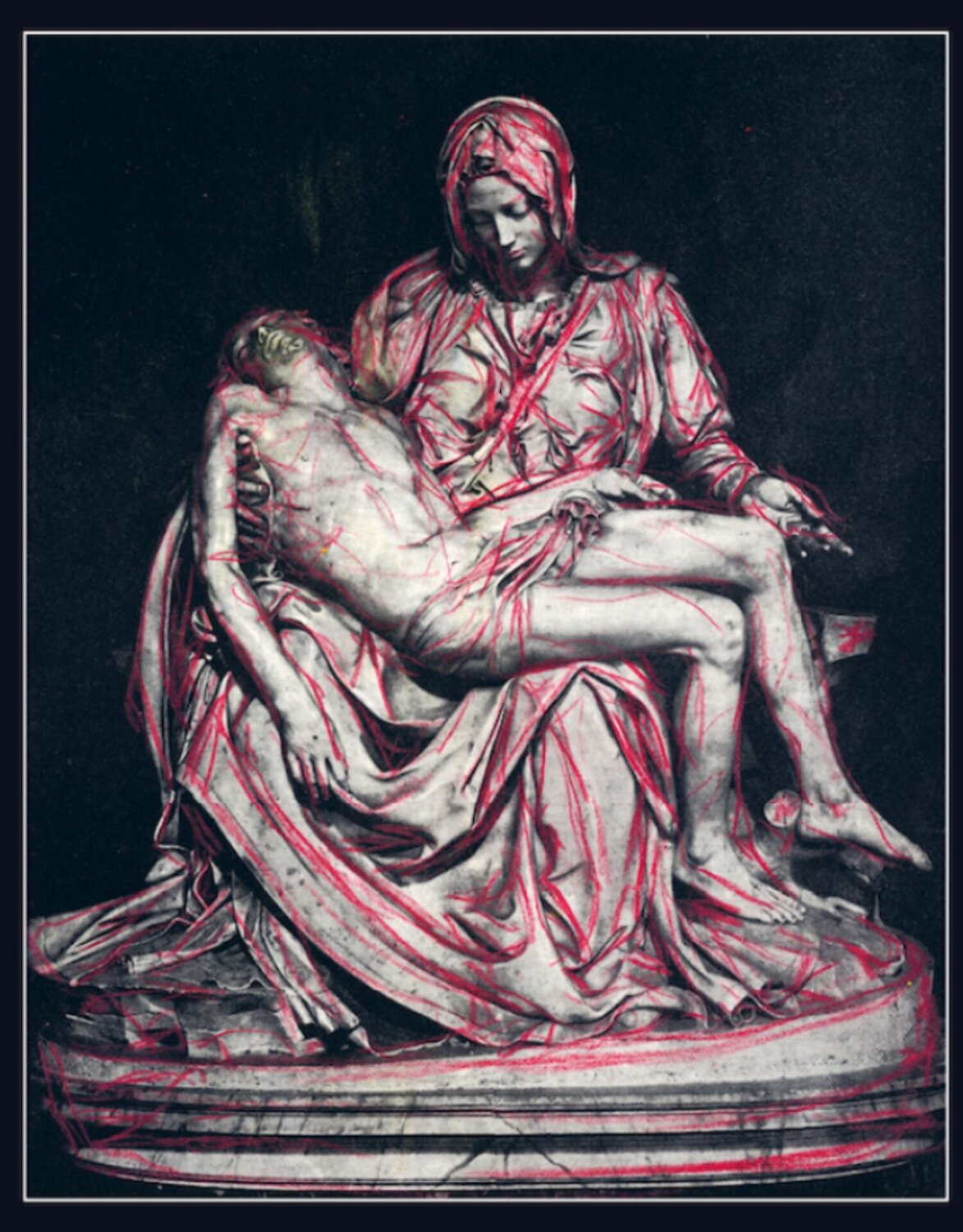 Pietà Andres Serrano Originalgemälde zu verkaufen