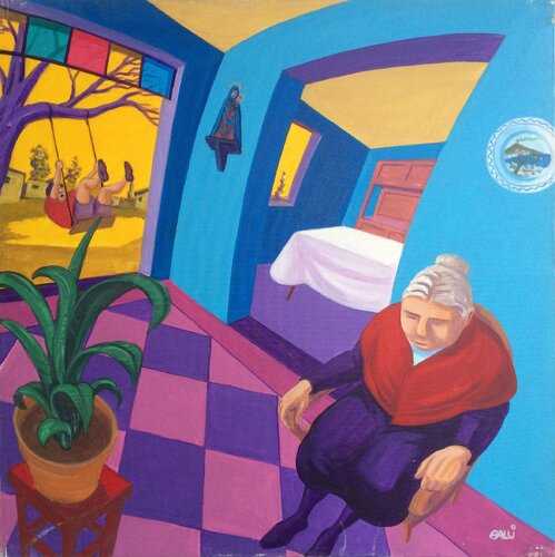 L'ATRIO di STEFANO GALLI, Pittura in vendita su Singulart