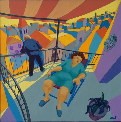 MERIGGIO van STEFANO GALLI, Schilderij te koop op Singulart