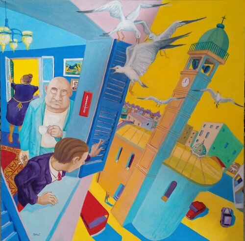 DENTRO FUORI di STEFANO GALLI, Pittura in vendita su Singulart