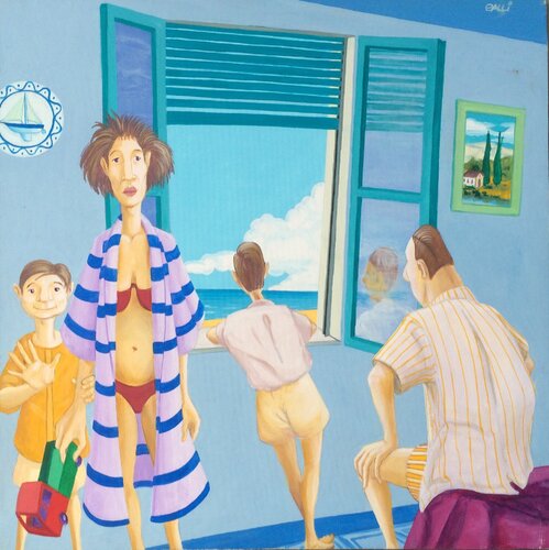 CAMERA CON VISTA de STEFANO GALLI, Pintura a la venta en Singulart