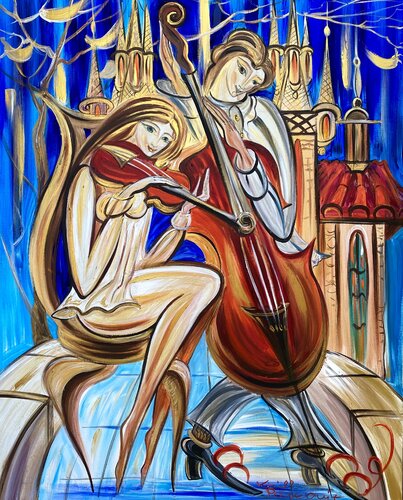 The Symphony Of Us by Kirill Postovit, Painting for Sale on Singulart
