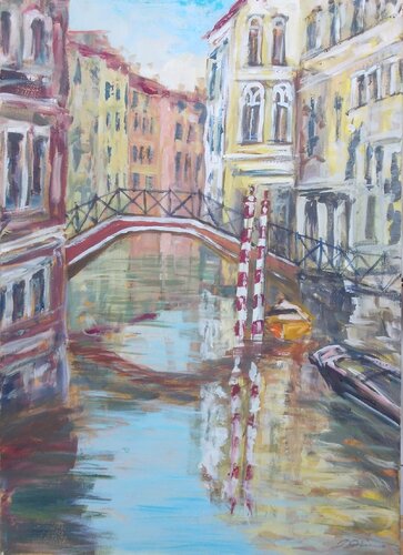Riflessi veneziani van Daniele Bianco, Schilderij te koop op Singulart