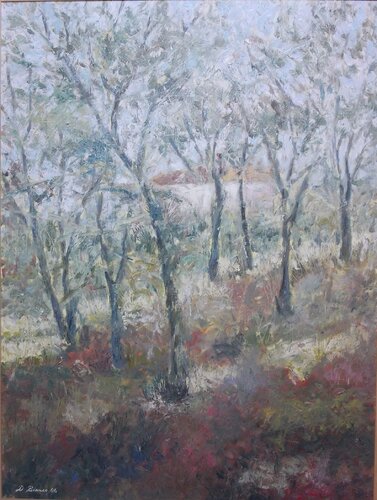 La casa nel bosco van Daniele Bianco, Schilderij te koop op Singulart