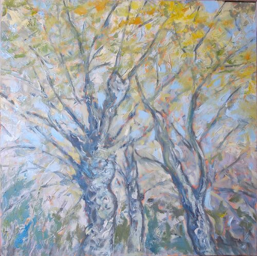 Nei miei boschi 18 van Daniele Bianco, Schilderij te koop op Singulart