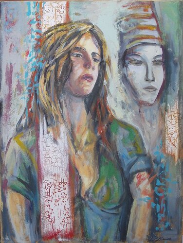 Nefertari van Daniele Bianco, Schilderij te koop op Singulart