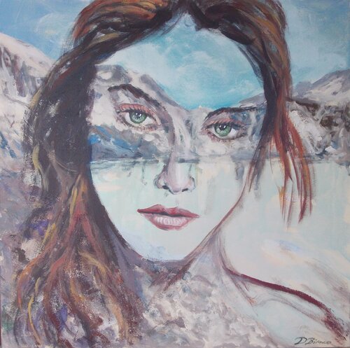 Il ghiacciaio si scioglie 1 di Daniele Bianco, Pittura in vendita su Singulart