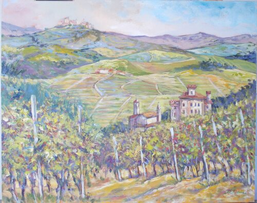 Filari d'estate van Daniele Bianco, Schilderij te koop op Singulart