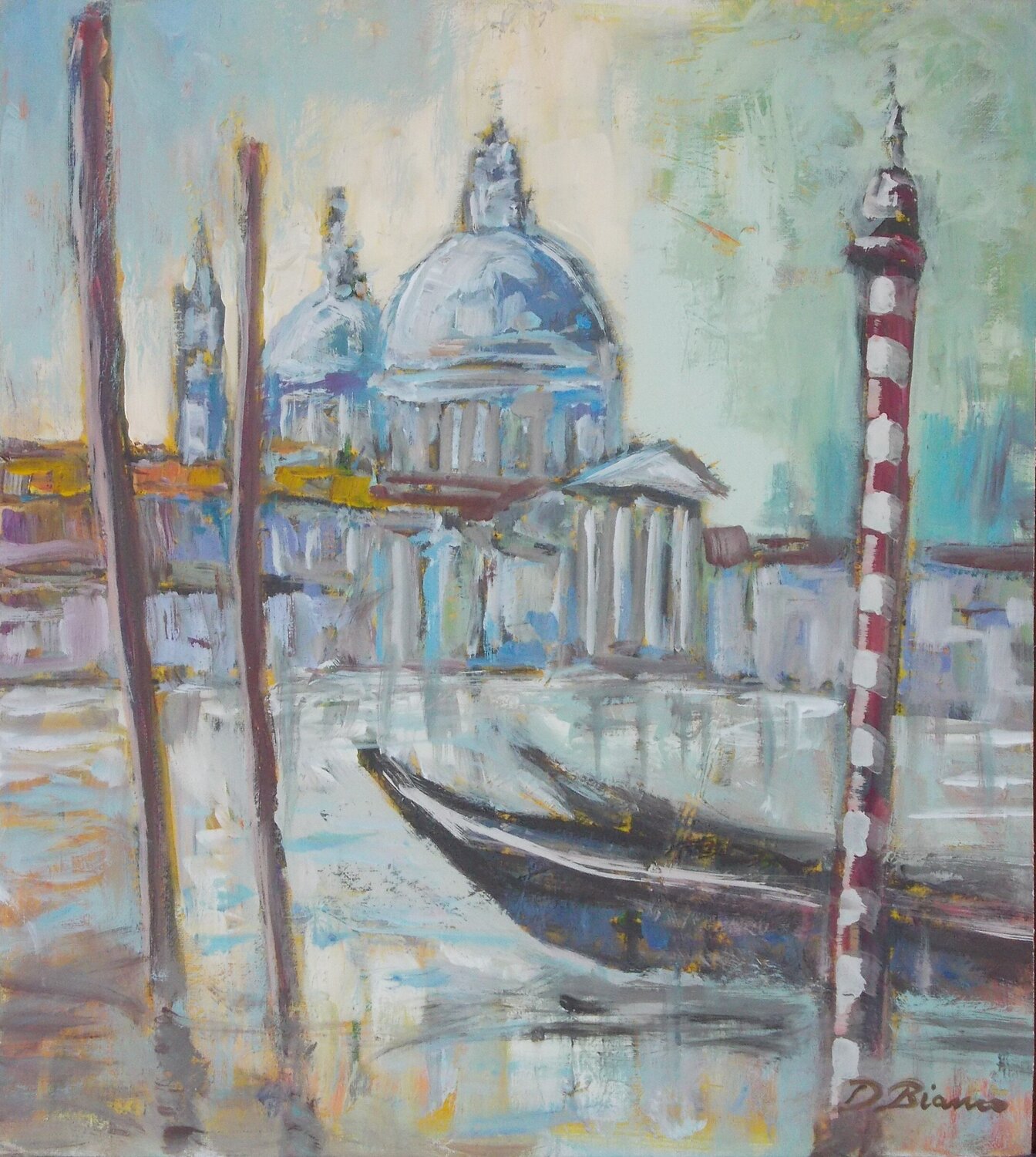 Bozzetto con la chiesa della  Salute Daniele Bianco