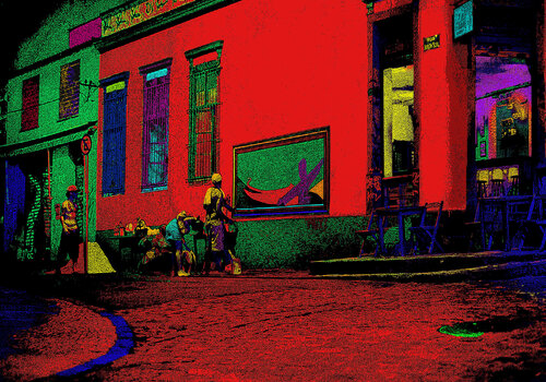 O velho Semente - (de la serie Full Colors of Rio) van Fernando Grilli, Werk op papier te koop op Singulart