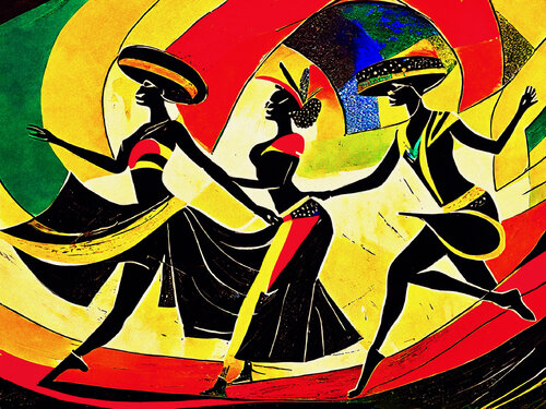 Samba 1 van Fernando Grilli, Werk op papier te koop op Singulart