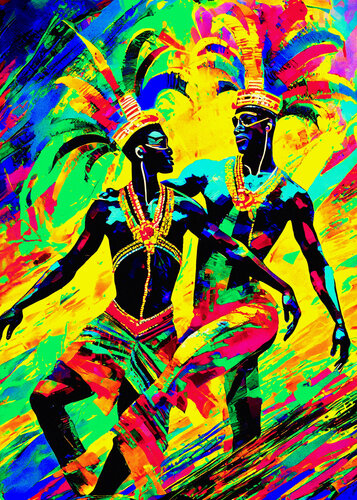Samba 4 van Fernando Grilli, Werk op papier te koop op Singulart