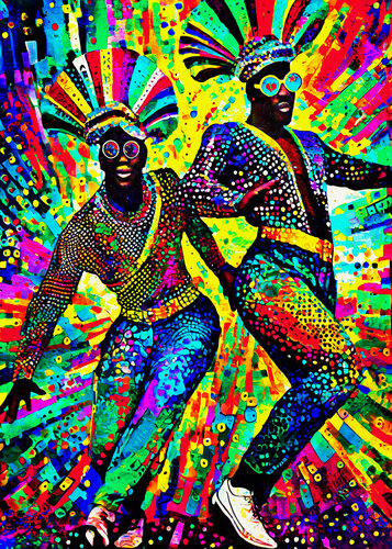 Samba 6 van Fernando Grilli, Werk op papier te koop op Singulart