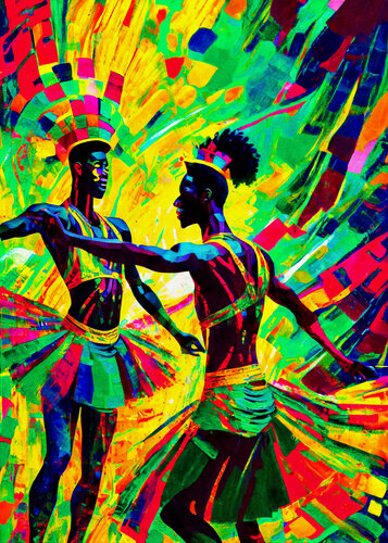 Samba 8 van Fernando Grilli, Werk op papier te koop op Singulart