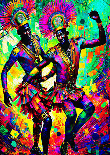 Samba 20 van Fernando Grilli, Werk op papier te koop op Singulart