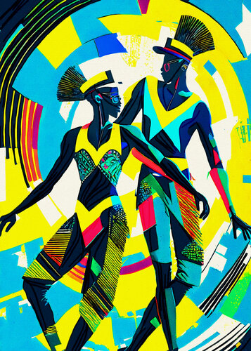 Samba 21 van Fernando Grilli, Werk op papier te koop op Singulart