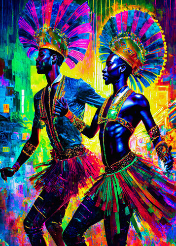 Samba 22 van Fernando Grilli, Werk op papier te koop op Singulart