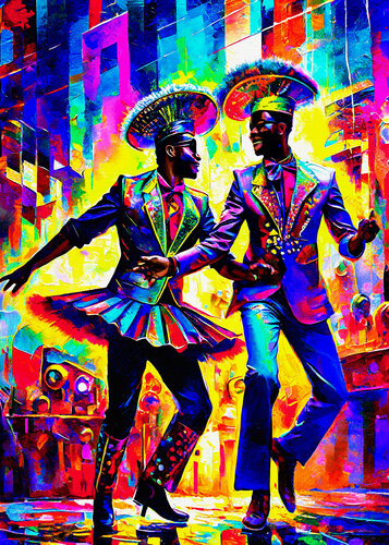 Samba 24 van Fernando Grilli, Werk op papier te koop op Singulart