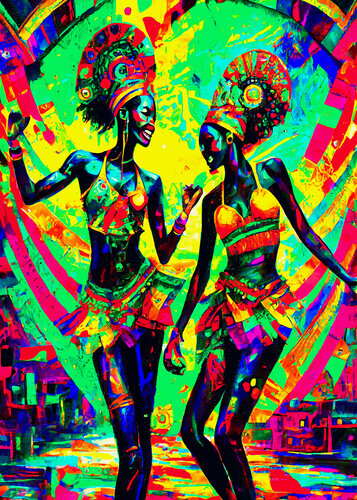 Samba 34 van Fernando Grilli, Werk op papier te koop op Singulart