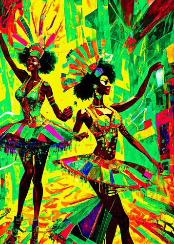 Samba 37 van Fernando Grilli, Werk op papier te koop op Singulart