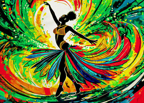 Samba 42 van Fernando Grilli, Werk op papier te koop op Singulart