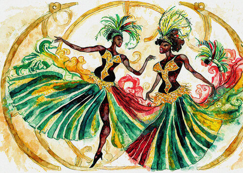 Samba 43 van Fernando Grilli, Werk op papier te koop op Singulart