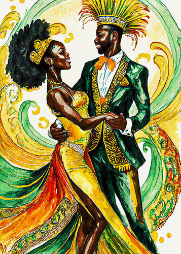 Samba 46 van Fernando Grilli, Werk op papier te koop op Singulart