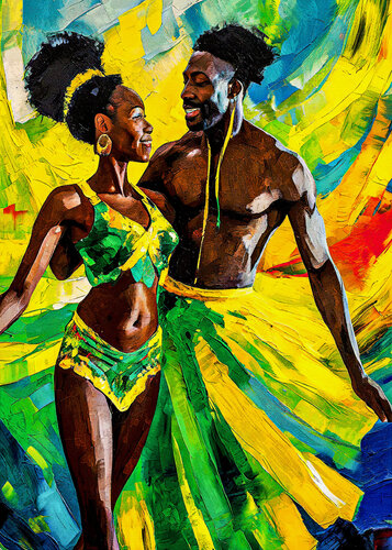 Samba 48 van Fernando Grilli, Werk op papier te koop op Singulart