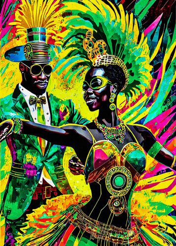 Samba 49 van Fernando Grilli, Werk op papier te koop op Singulart