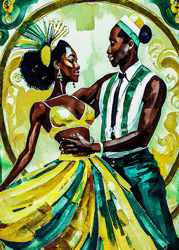 Samba 51 van Fernando Grilli, Werk op papier te koop op Singulart