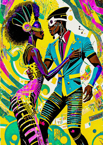 Samba 52 van Fernando Grilli, Werk op papier te koop op Singulart