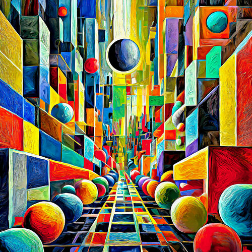 Abstracto Geométrico 3 van Fernando Grilli, Werk op papier te koop op Singulart