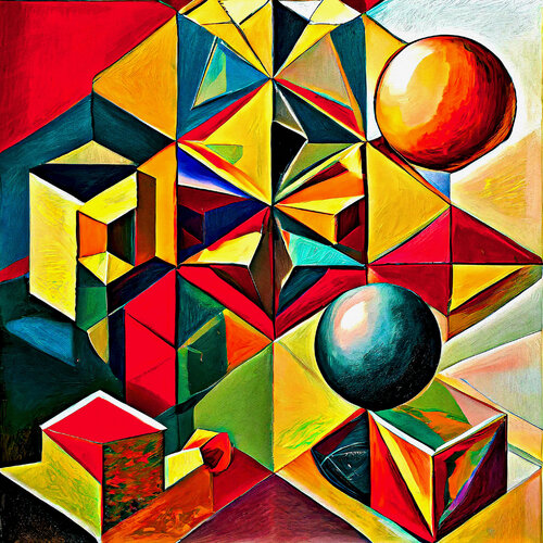 Abstracto Geométrico 5 van Fernando Grilli, Werk op papier te koop op Singulart