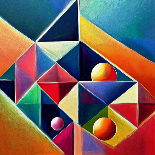 Abstracto Geométrico 8 van Fernando Grilli, Werk op papier te koop op Singulart