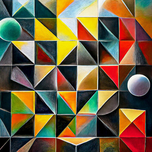 Abstracto Geométrico 9 van Fernando Grilli, Werk op papier te koop op Singulart