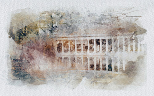 Le Parc Monceau van Fernando Grilli, Werk op papier te koop op Singulart