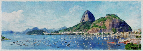 Pão de Açúcar van Fernando Grilli, Werk op papier te koop op Singulart