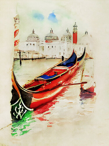 Venecia van Fernando Grilli, Werk op papier te koop op Singulart