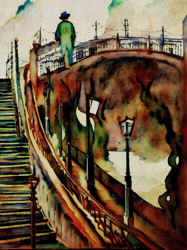 Rive Gauche van Fernando Grilli, Werk op papier te koop op Singulart