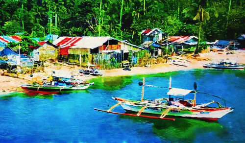 Mindanao van Fernando Grilli, Werk op papier te koop op Singulart