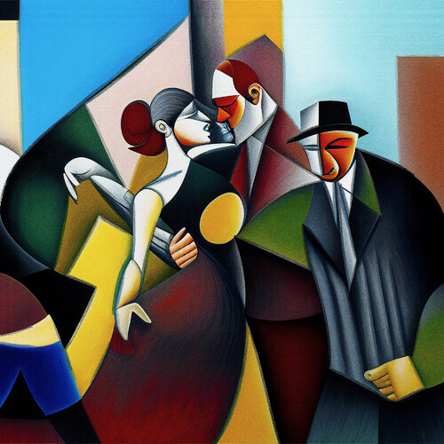 Le Grand Tango van Fernando Grilli, Werk op papier te koop op Singulart